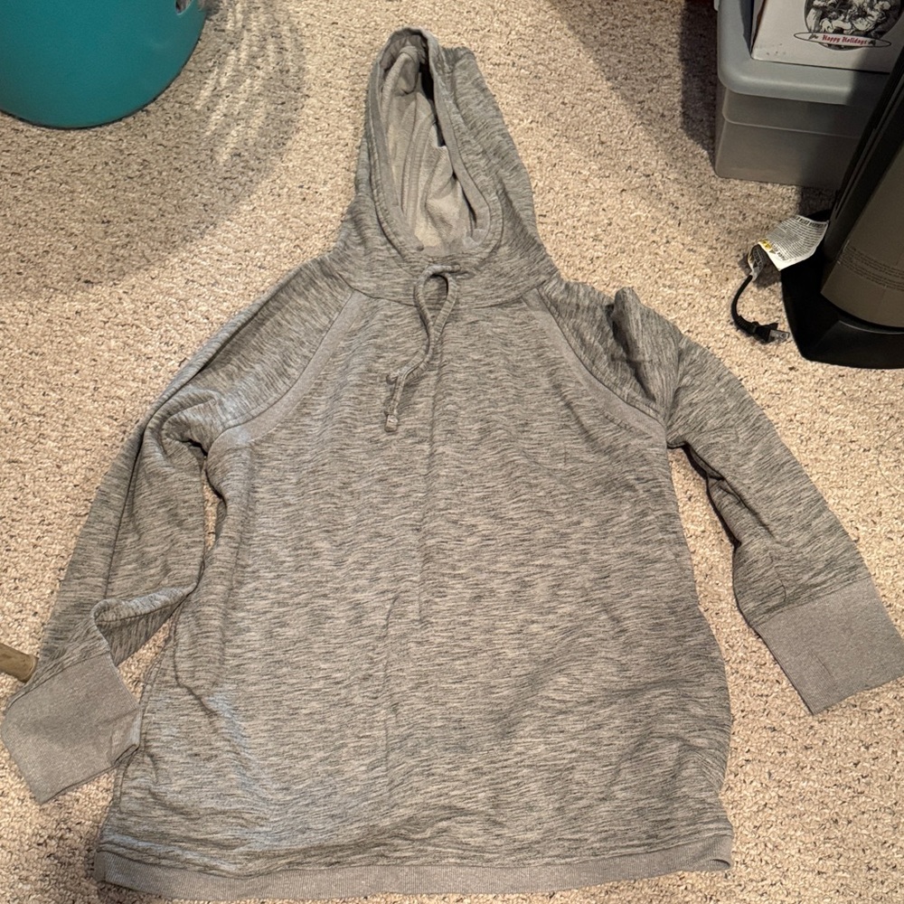 Duluth Trading Co Heather Gray Hoodie
